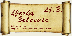 LJerka Belčević vizit kartica